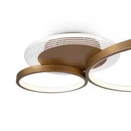 люстра потолочная светодиодная freya fr10014cl-l63g 68вт ip20