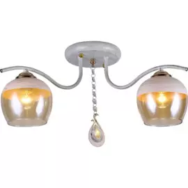 люстра потолочная toplight bertha tl1254d-02bg е27 2x60вт ip20