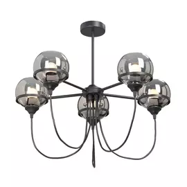 люстра потолочная vitaluce v4483-1/5pl e27 5x60вт