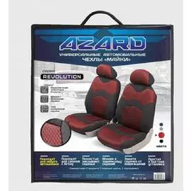 Майки на сидения REVOLUTION ПЕРЕДНИЙ /КРАСНЫЙ/ /к-т 2+2 пр./