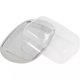 масленка 18*11*4см mallony oliatore нерж.сталь с пласт.крышкой 003879