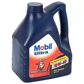 масло моторное 10w40 4л полусинтетическое mobil ultra