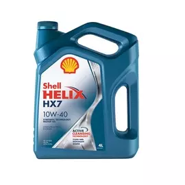 масло моторное 10w40 4л полусинтетическое shell hx7