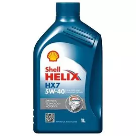 масло моторное 5w40 1л полусинтетическое shell hx7