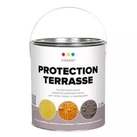 масло vincent protection terrasse деревозащитное 2,25л