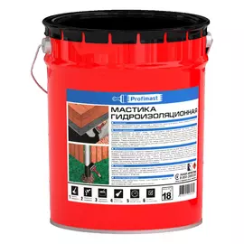 мастика гидроизоляционная profimast, 21.5 л, 18 кг