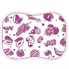 Мат разделочный ПП 30*40см Фиолетовый