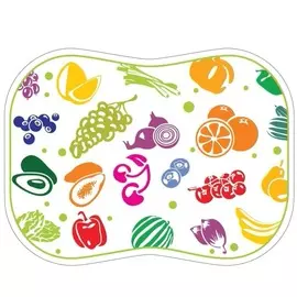 мат разделочный пп 30*40см микс