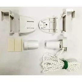 механизм цепочный для рулонной шторы мини, пластиковый, белый для трубы 17мм