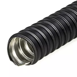 металлорукав 25мм в пвх оболочке (на отрез кратно 1м) мрпи-нг-25, строитель, pr.09253