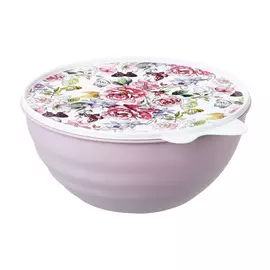 Миска 2,8л WAVE Phibo с крышкой и декором 4332177