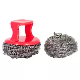 мочалка металлическая 2шт мой легко master house 60593