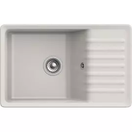 мойка granfest quarz белый gf-zw-73