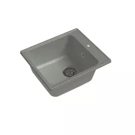 мойка granfest quarz серый gf-z-17