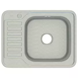 мойка врезная iddis basic нержавеющая сталь сатин чаша справа 66х51 bas65sri77