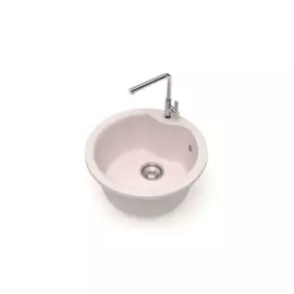 мойка кухонная из искуственного мрамора glanz 48 бежевый j-002-33