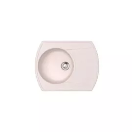 мойка кухонная из искуственного мрамора glanz 64х49 бежевый j-025-33