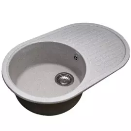 мойка кухонная из искуственного мрамора granalliance 72х45,5 ga-30 (310 серый)