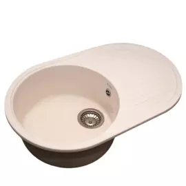 мойка кухонная из искуственного мрамора granalliance 72х45,5 ga-30 (331 белый)