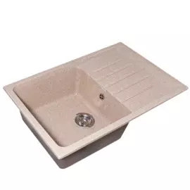 мойка кухонная из искуственного мрамора granalliance 73.4х48,3 ga-41 (302 песочный)