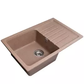 мойка кухонная из искуственного мрамора granalliance 73.4х48,3 ga-41 (307 терракот)