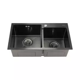 мойка кухонная из нержавеющей стали melana profline s7240hb