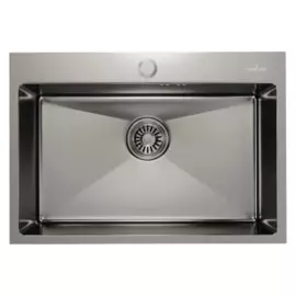 мойка кухонная из нержавеющей стали mixline pro 65x45 (сатин) 547237