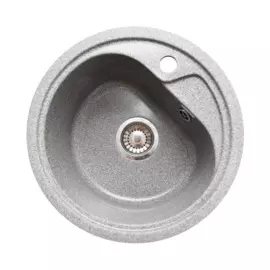 мойка кухонная мраморная granalliance 44х44 темно-серый ga-13-309