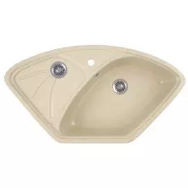 мойка кухонная мраморная greenstone 104x57 grs-10e-328 бежевый