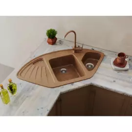 мойка кухонная мраморная greenstone 104x57 grs-14k-302 песочный