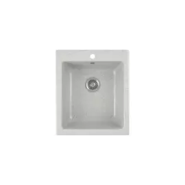 мойка кухонная мраморная greenstone 41,5x49 grs-17-310 серый