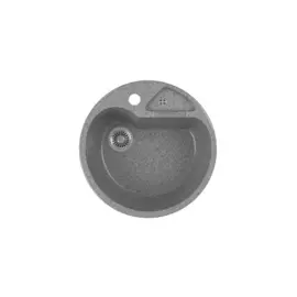 мойка кухонная мраморная greenstone 50x50 grs-08k-309 темно-серый