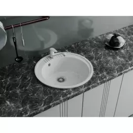 мойка кухонная мраморная greenstone 51x51 grs-05s-307 терракот