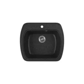 мойка кухонная мраморная greenstone 57x50 grs-11-308 черный