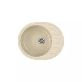 мойка кухонная мраморная greenstone 62x50 grs-62-328 бежевый