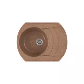 мойка кухонная мраморная greenstone 64x49 grs-65-307 терракот