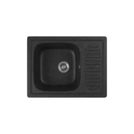 мойка кухонная мраморная greenstone 65x50 grs-13-308 черный
