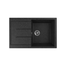 мойка кухонная мраморная greenstone 78x50 grs-25-308 черный