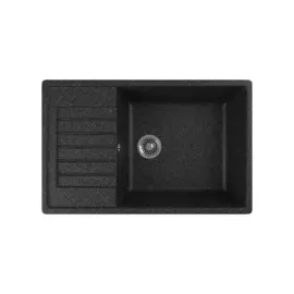 мойка кухонная мраморная greenstone 78x50 grs-78l-308 черный