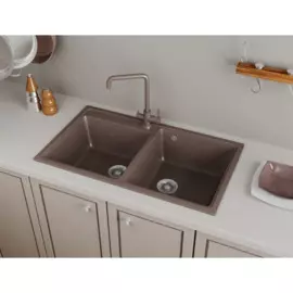 мойка кухонная мраморная greenstone 85x50 grs-85k-331 белый