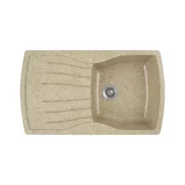 мойка кухонная мраморная greenstone 86x50 grs-22-302 песочный