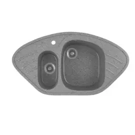 мойка кухонная мраморная greenstone 95x51 grs-14-309 темно-серый