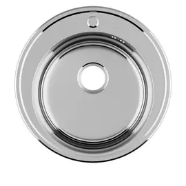 мойка врезная iddis d510 basic круглая нержавеющая сталь bas51p0i77