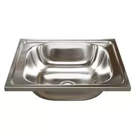 мойка для кухни накладная нержавеющая сталь mixline 40х50 527962