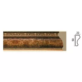 молдинг decor-dizayn 50*12*2400мм 151-767/28