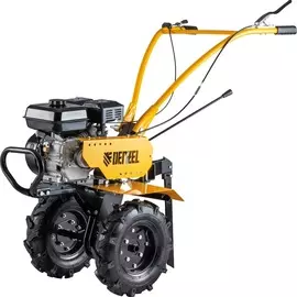 мотоблок dpt-270, 7 л.с., ремен.сцеп, шир 85 см, глуб 35 см, фрез 3х4, шом, denzel