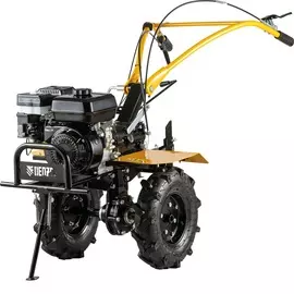 мотоблок dpt-270x, 7 л.с., диск.сцеп, шир 90 см, глуб 35 см, фрез 3х4, вом, передачи 2в/1н denzel