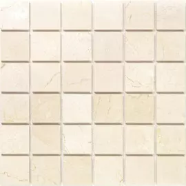 мозаика из мрамора 30,5*30,5 natural бежевый 7m25-48p (crema marfil)