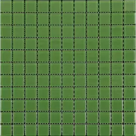 Мозаика из стекла Natural A-039 зеленая 30x30