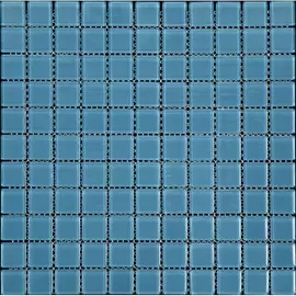 мозаика из стекла natural a-143 синяя 30x30